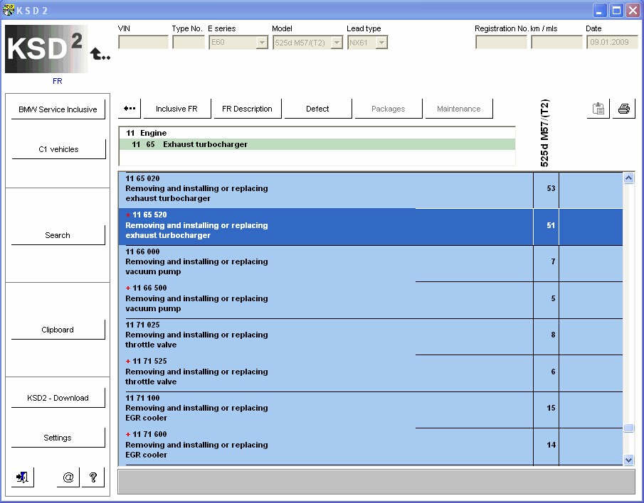 Bmw ksd labor times