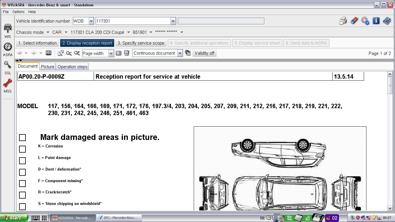 Mercedes Benz WIS Net