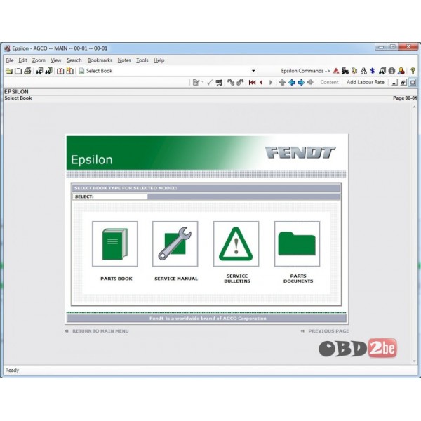 FENDT EUROPE PARTS CATALOG AND MANUALS [01 2016]