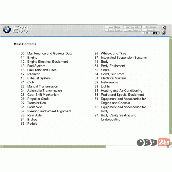 BMW E30 Repair Manual