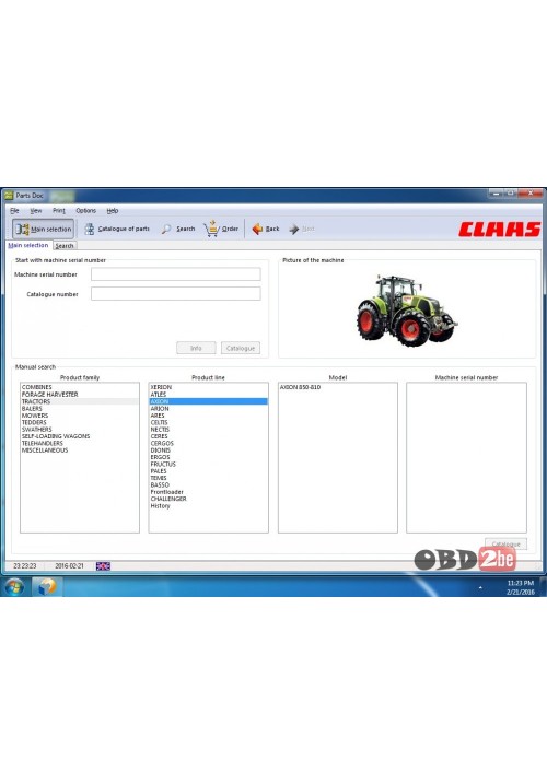 Claas Parts Doc 2016