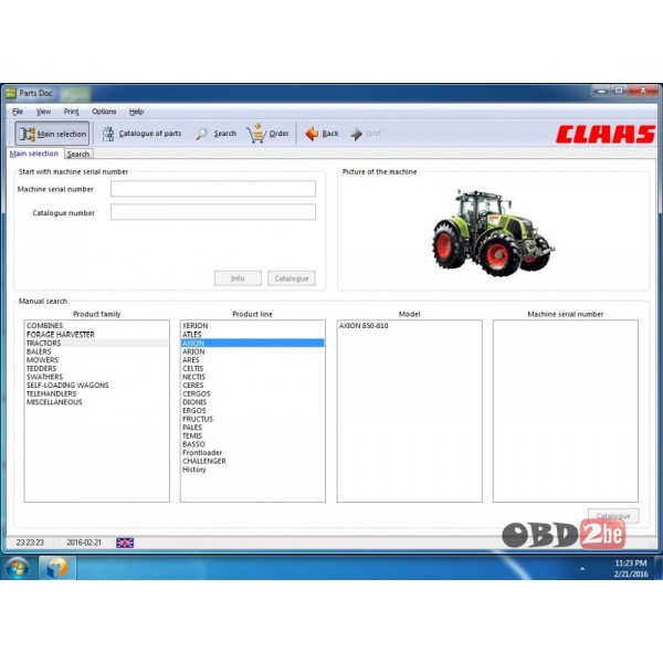 Claas Parts Doc 2016