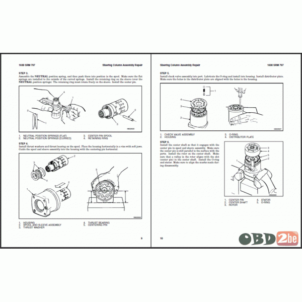 Hyster Class 4 Internal Combustion Engine Trucks - Cushion Tire Repair Manuals
