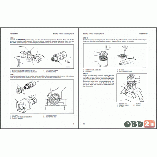 Hyster Class 5 Internal Combustion Engine Trucks - Pneumatic Tire Repair Manuals