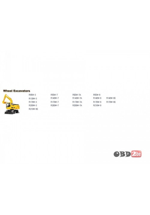 Hyundai Wheel Excavators Service Manuals