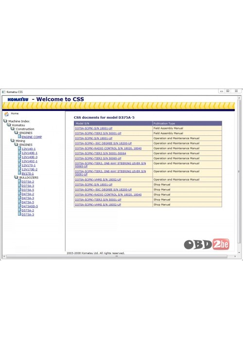 Komatsu CSS Mining Bulldozers