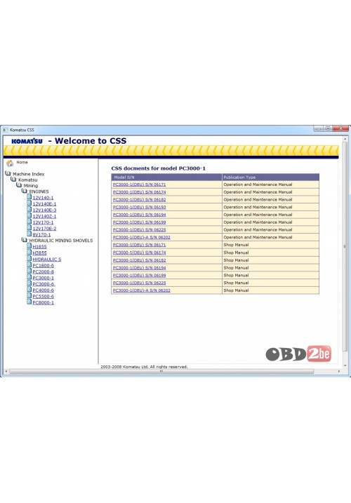 Komatsu CSS Mining Shovels