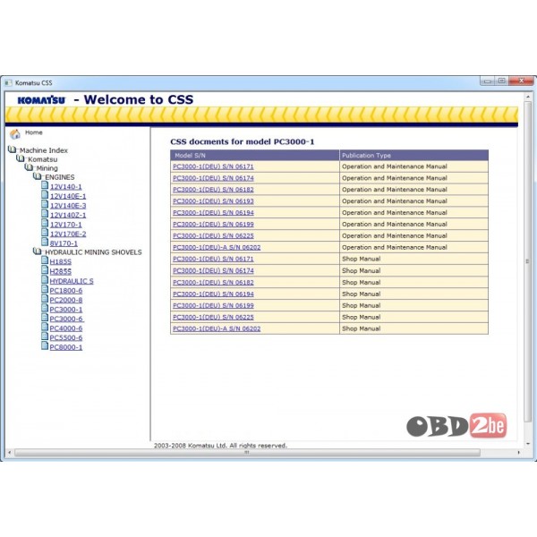 Komatsu CSS Mining Shovels