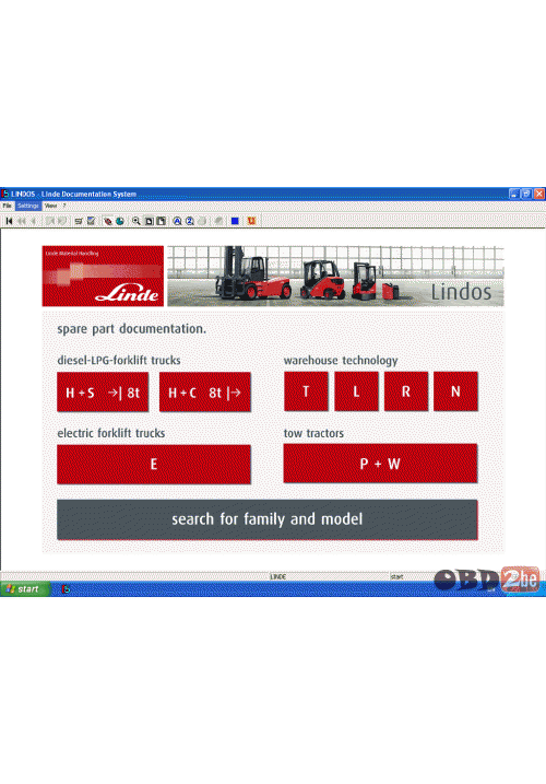 Linde Forklift Parts Catalog