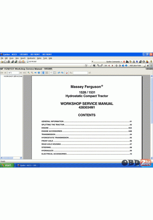 Massey Ferguson North America - Service Manuals [01 2016]