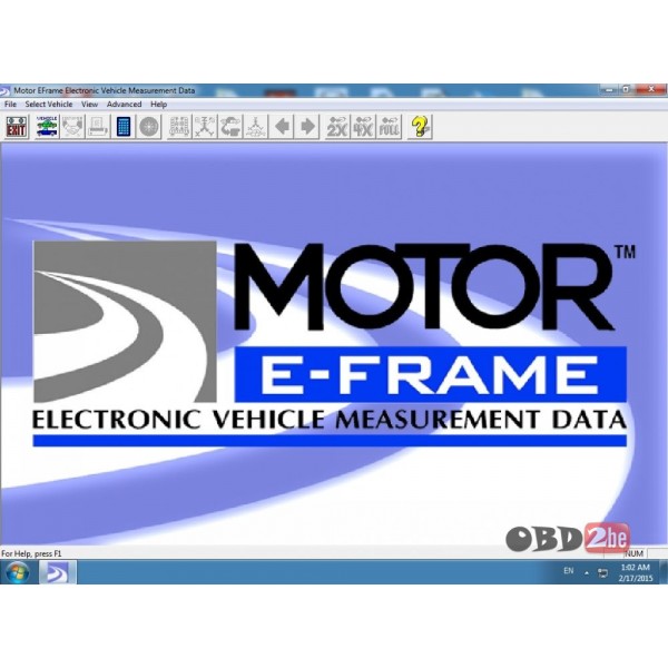 E-Frame Vehicle Dimensions Data [2013]