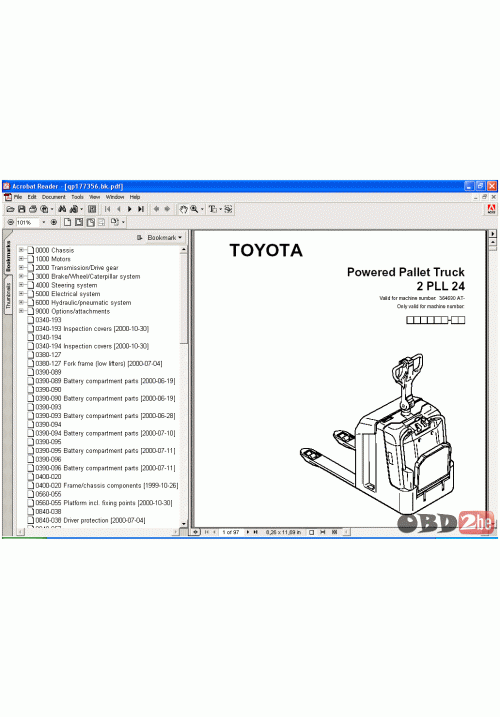 Toyota BT ForkLift