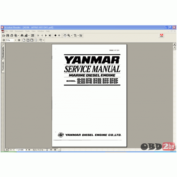 Yanmar Marine Diesel Engine 4LHA Series