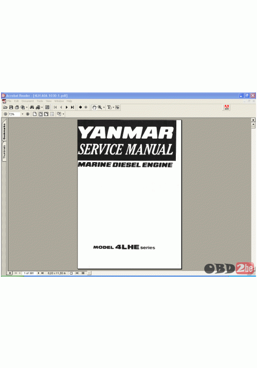 Yanmar Marine Diesel Engine 4LHE Series
