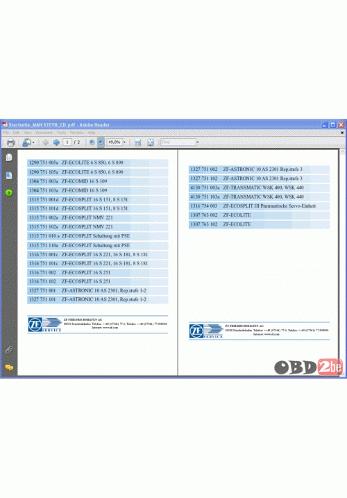 ZF Transmission Repair Manual