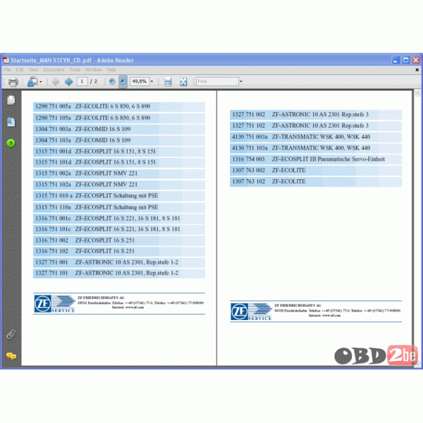 ZF Transmission Repair Manual