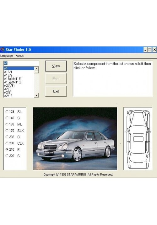 Mercedes Star Finder