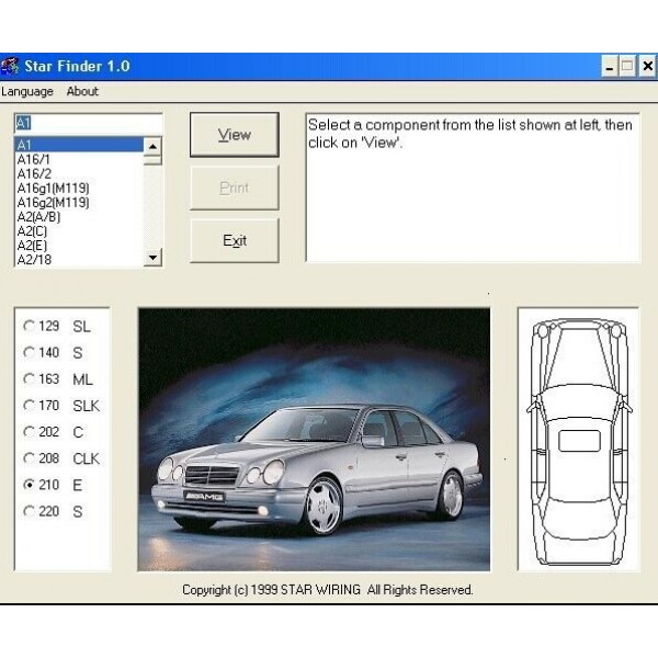 Mercedes Star Finder