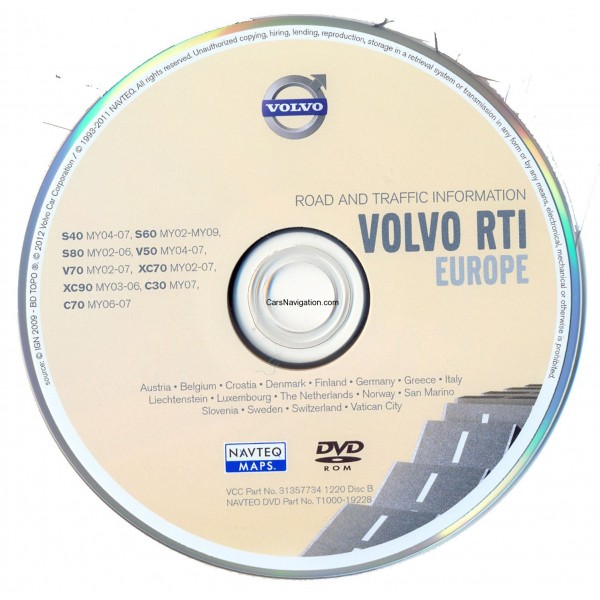 Volvo RTI - 2014 - Europe (MMM/P2001)