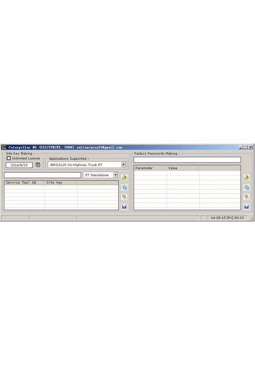 Cat Caterpillar ET Factory Password Key Generator