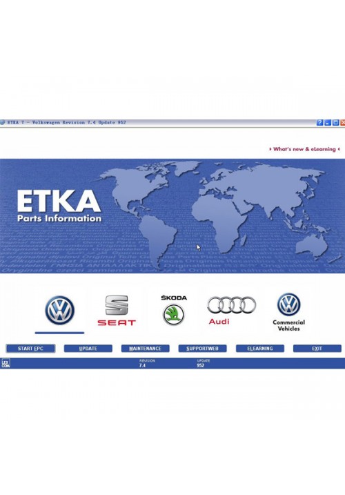 Audi VW Seat Skoda ETKA 7.4