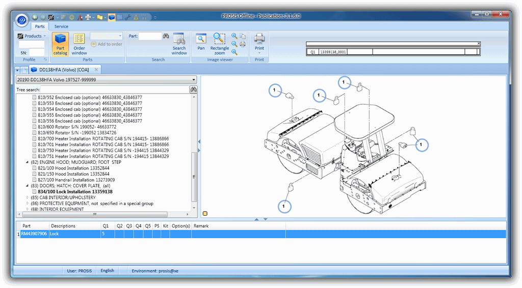 volvo prosis Construction Equipment workshop manuals EPC